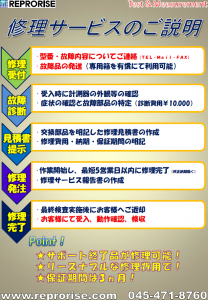 修理サービスのご説明